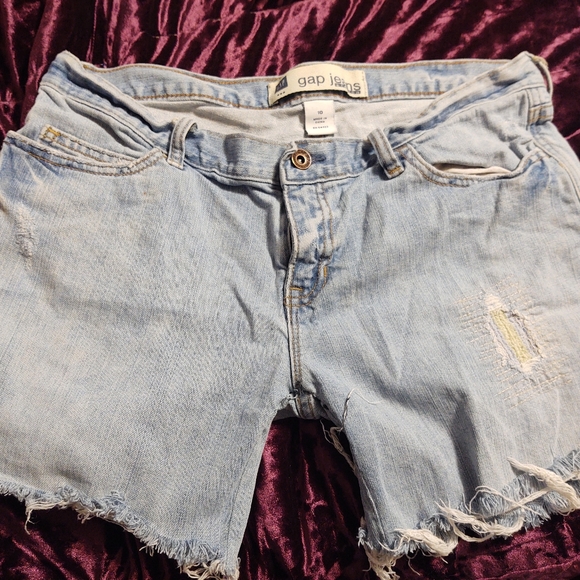 Gap jean shorts size 10 - Picture 1 of 3